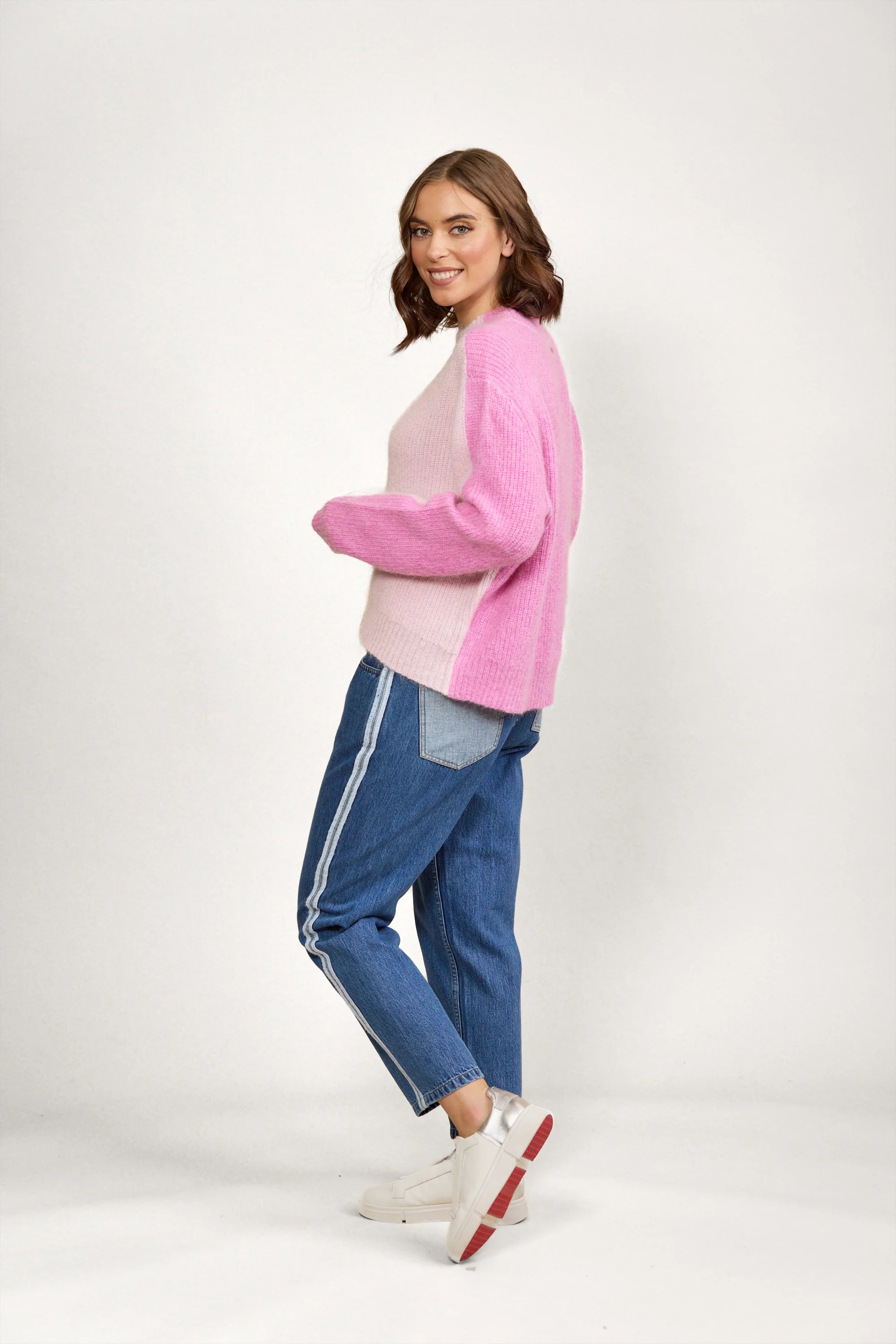 Knewe 2033 Two Tone Sweater | Candyfloss
