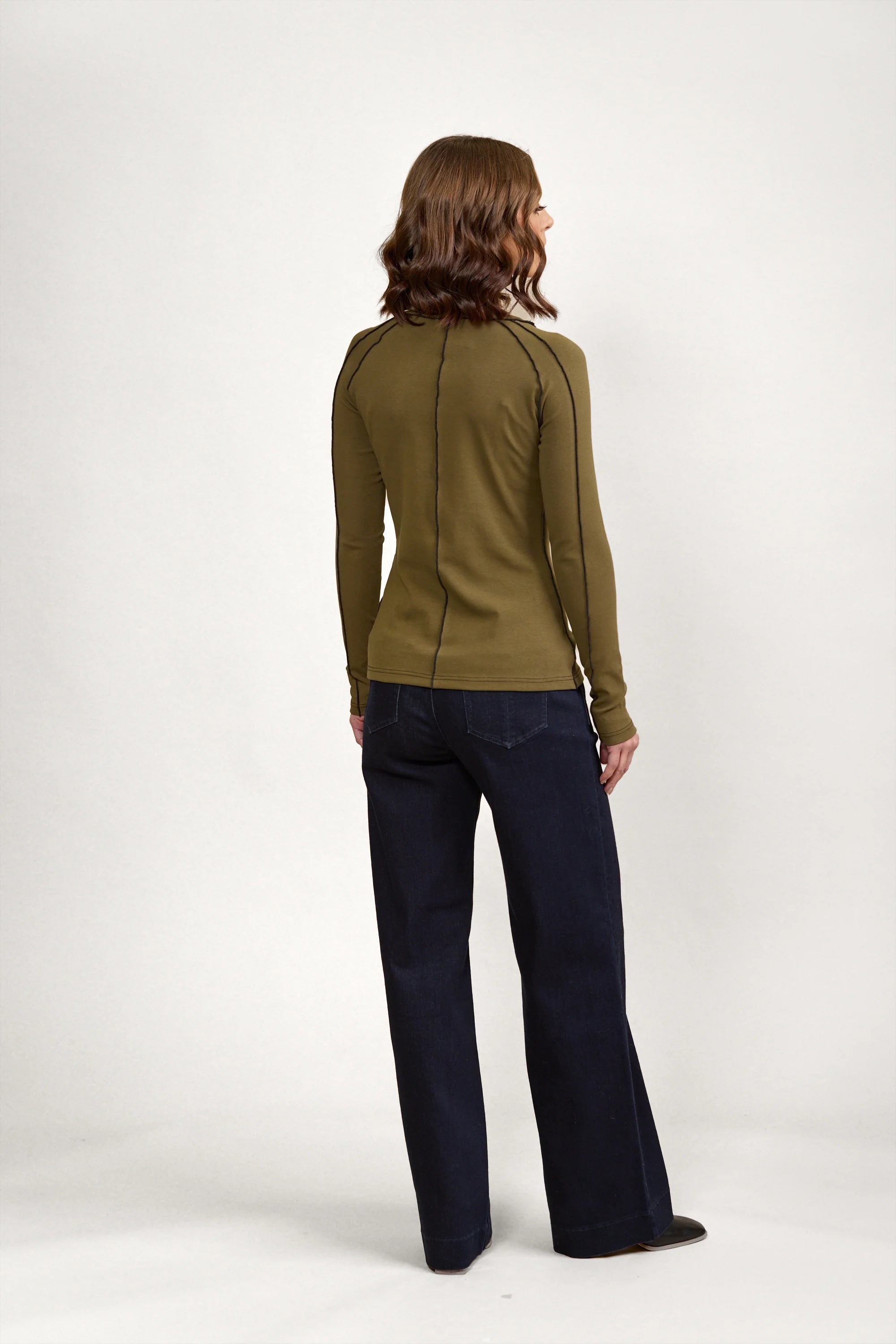 Knewe 3054 Alex Top | Olive/Black