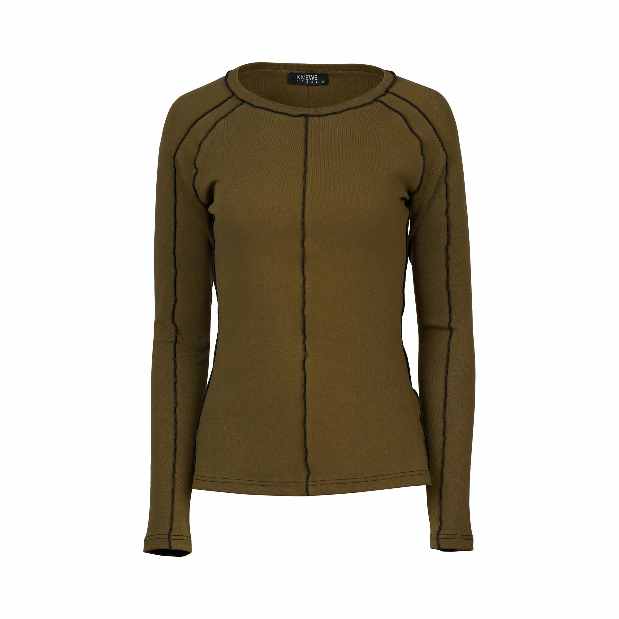 Knewe 3054 Alex Top | Olive/Black