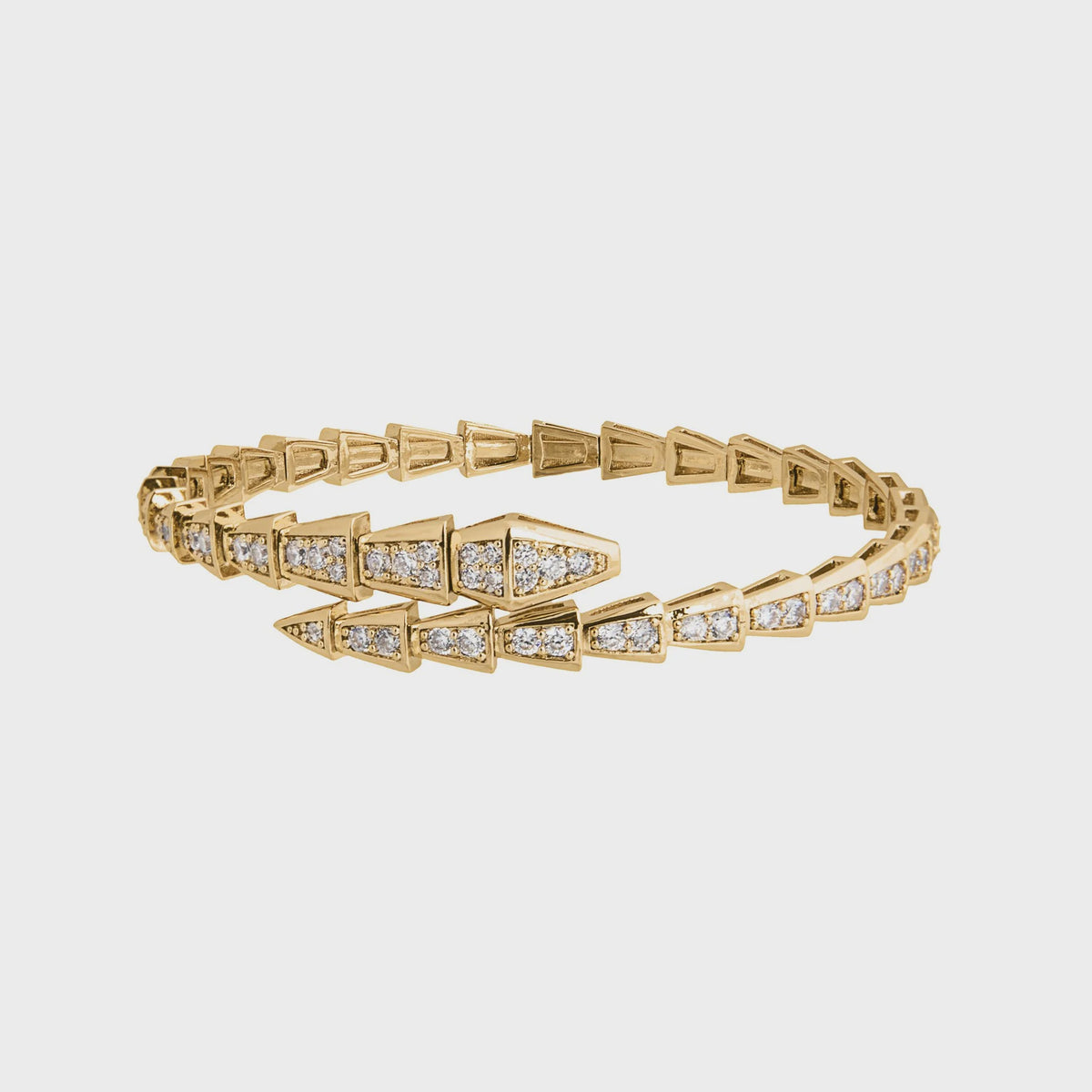 Lindi Kingi Design Snake Bangle | Gold – Deluxe Greytown NZ