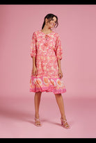 Loobies Story Chantilly Dress | Hot Pink