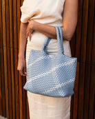 Louenhide Cruiser Woven Tote Bag | Chambray/Silver