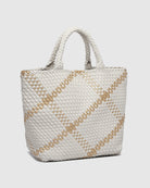 Louenhide Cruiser Woven Tote Bag | Vanilla/Gold