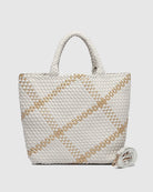 Louenhide Cruiser Woven Tote Bag | Vanilla/Gold
