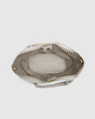 Louenhide Cruiser Woven Tote Bag | Vanilla/Gold