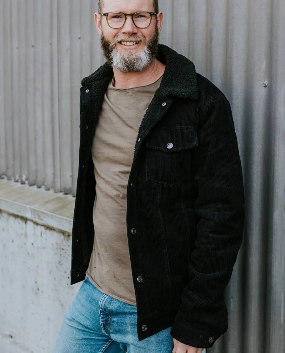 Moke Hammer Men's Cord Jacket | Black