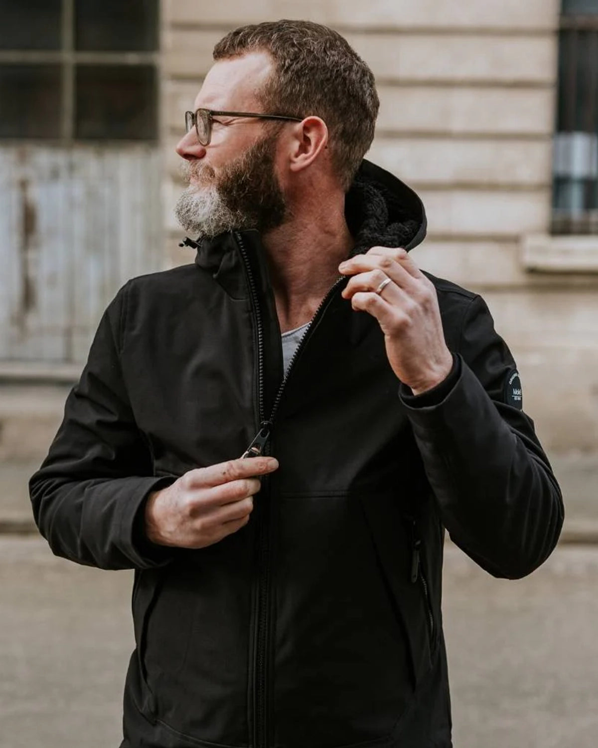 Moke-Remy Men's Softshell Jacket | Black