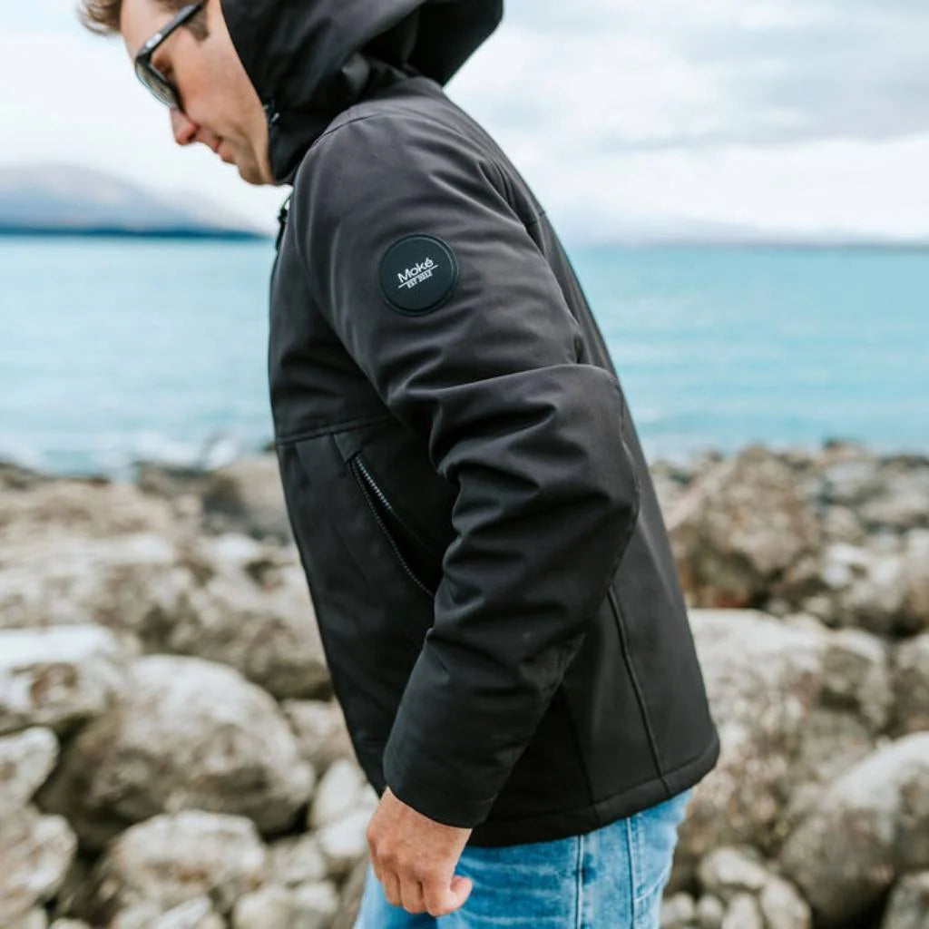 Moke-Remy Men's Softshell Jacket | Black