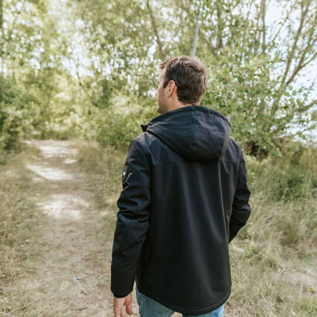 Moke-Remy Men's Softshell Jacket | Black