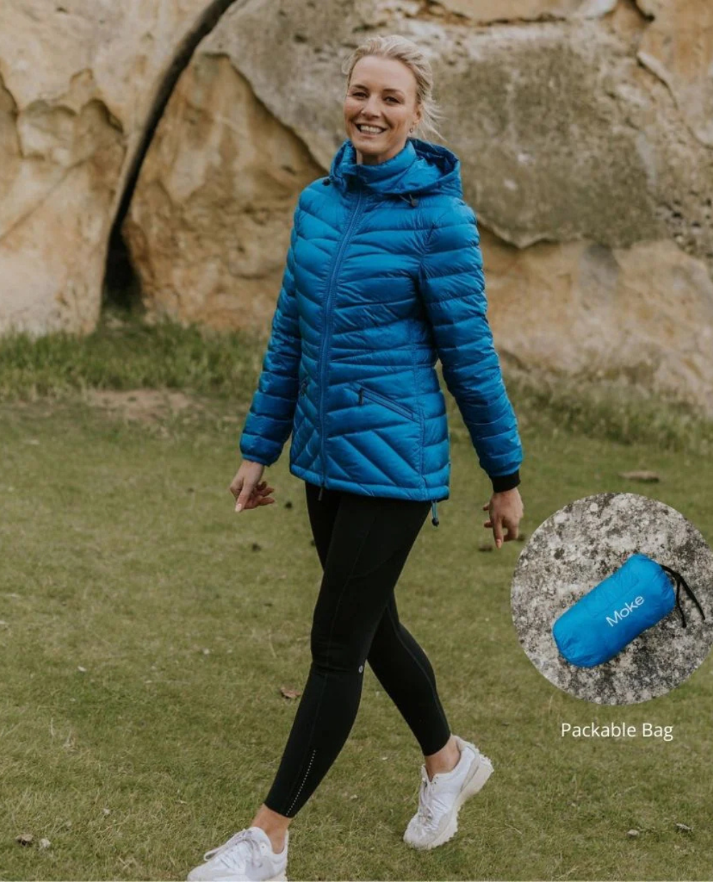 Moke Cushla Jacket | Imperial Blue