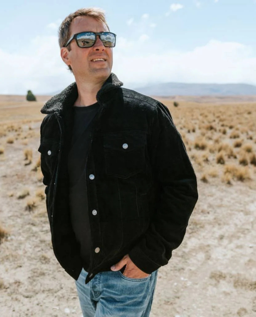 Moke Hammer Men's Cord Jacket | Black