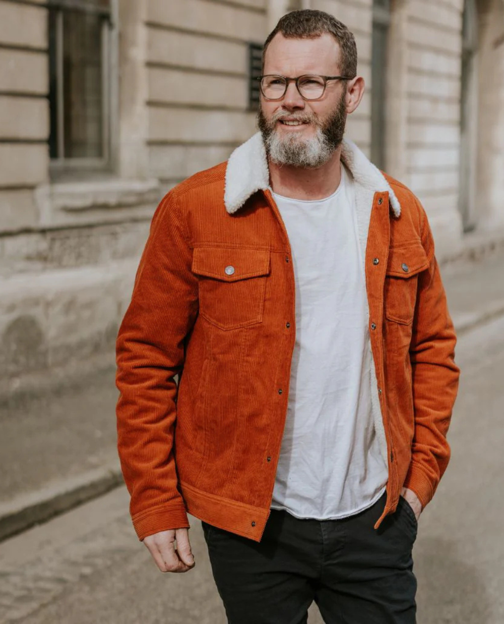 Moke Hammer Men's  Cord Jacket | Chestnut