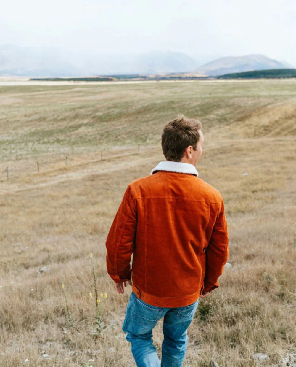 Moke Hammer Men's  Cord Jacket | Chestnut