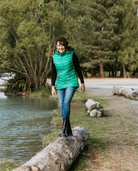 Moke Mary Claire Women's Vest | Emerald