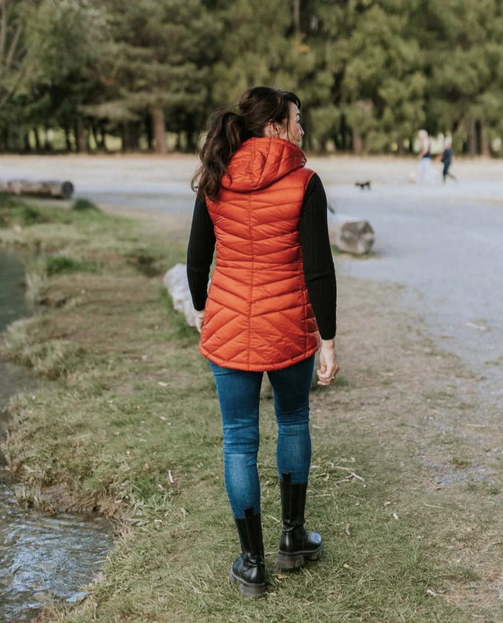 Moke Mary Claire Women's Vest | Intense Rust