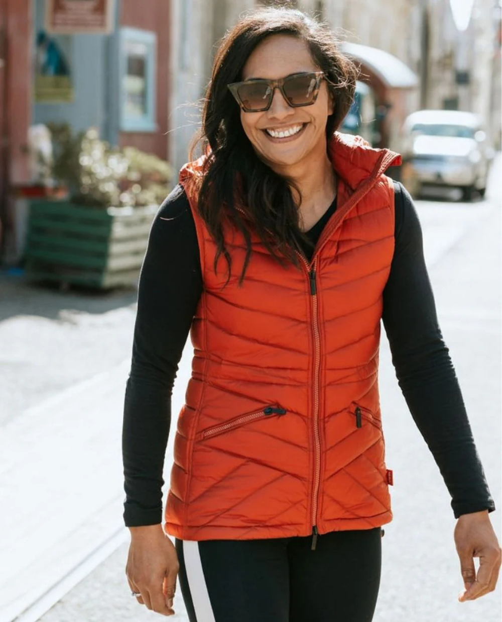 Moke Mary Claire Women's Vest | Intense Rust