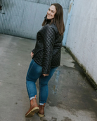 Moke Melissa Women's Quilt Jacket | Black