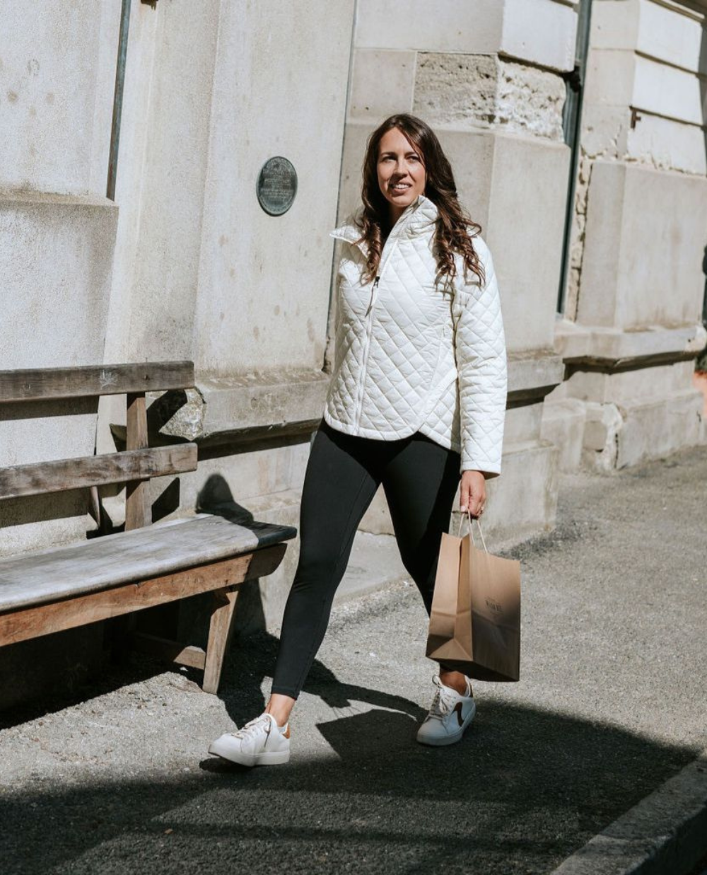 Moke Melissa Women's Quilt Jacket | Cream