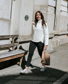 Moke Melissa Women's Quilt Jacket | Cream