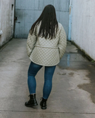 Moke Melissa Women's Quilt Jacket | Green Tea