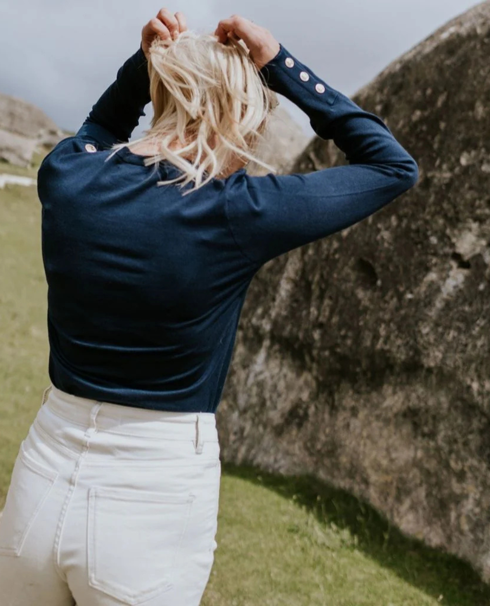 Moke Nicki Women's Sweater | French Navy