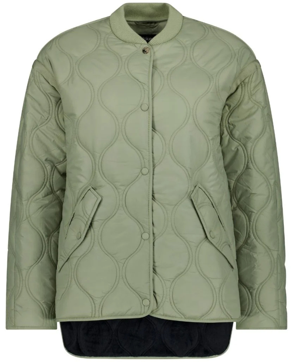 Moke Talei Women's Quilt Bomber | Green Tea
