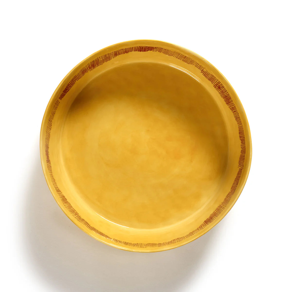 Ottolenghi | Salad Bowl Yellow / Red Stripes