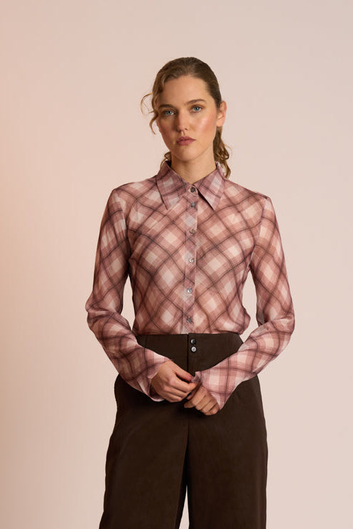 Neris Edgy Shirt | Raisin Check – Deluxe Greytown NZ