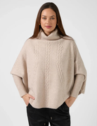 Stella + Gemma Joey Poncho | One Size-Tan