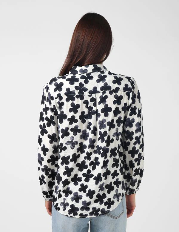 Stella + Gemma Charlotte Shirt | Navy Flowers