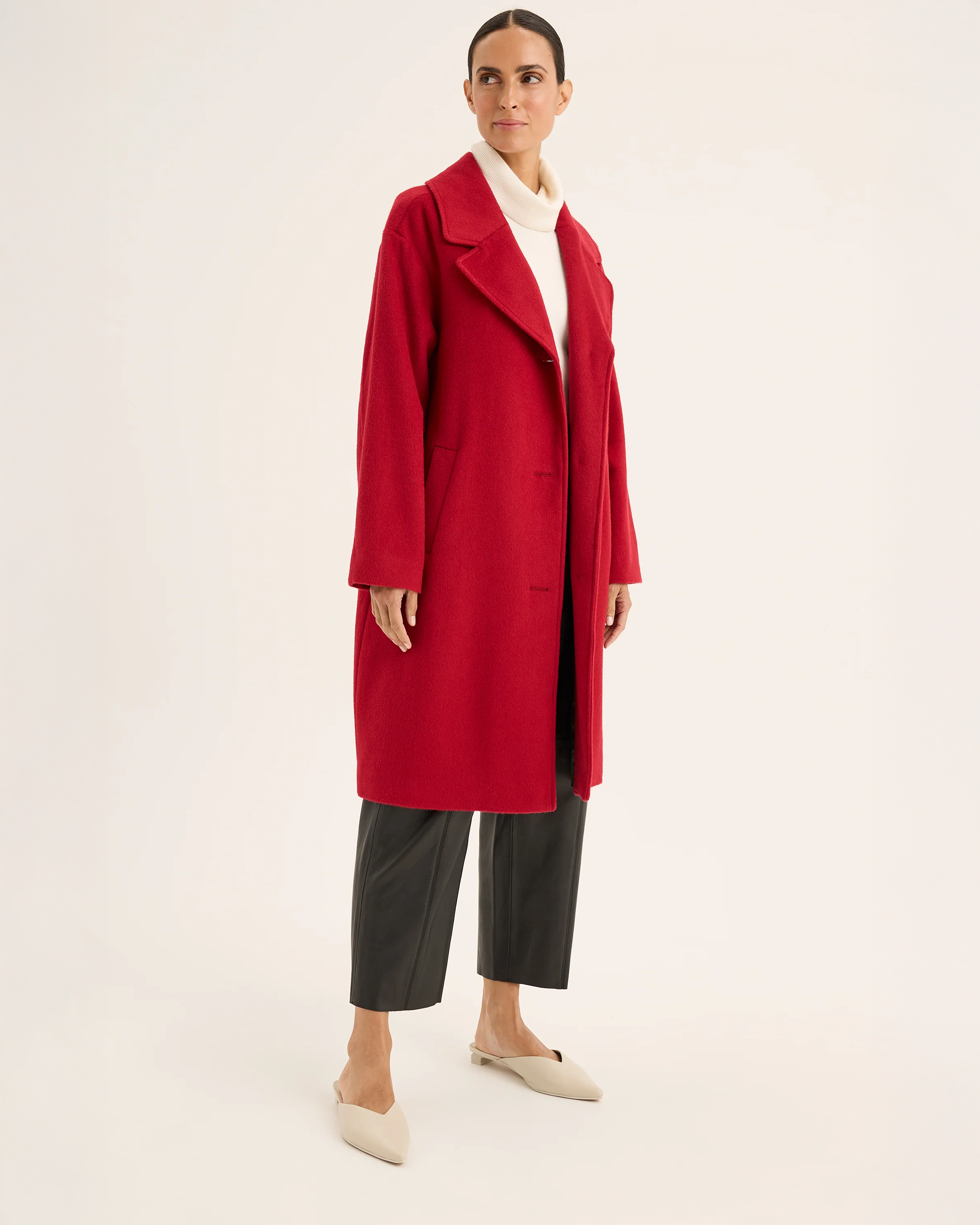 Yarra Trail Ember Coat | Scarlet