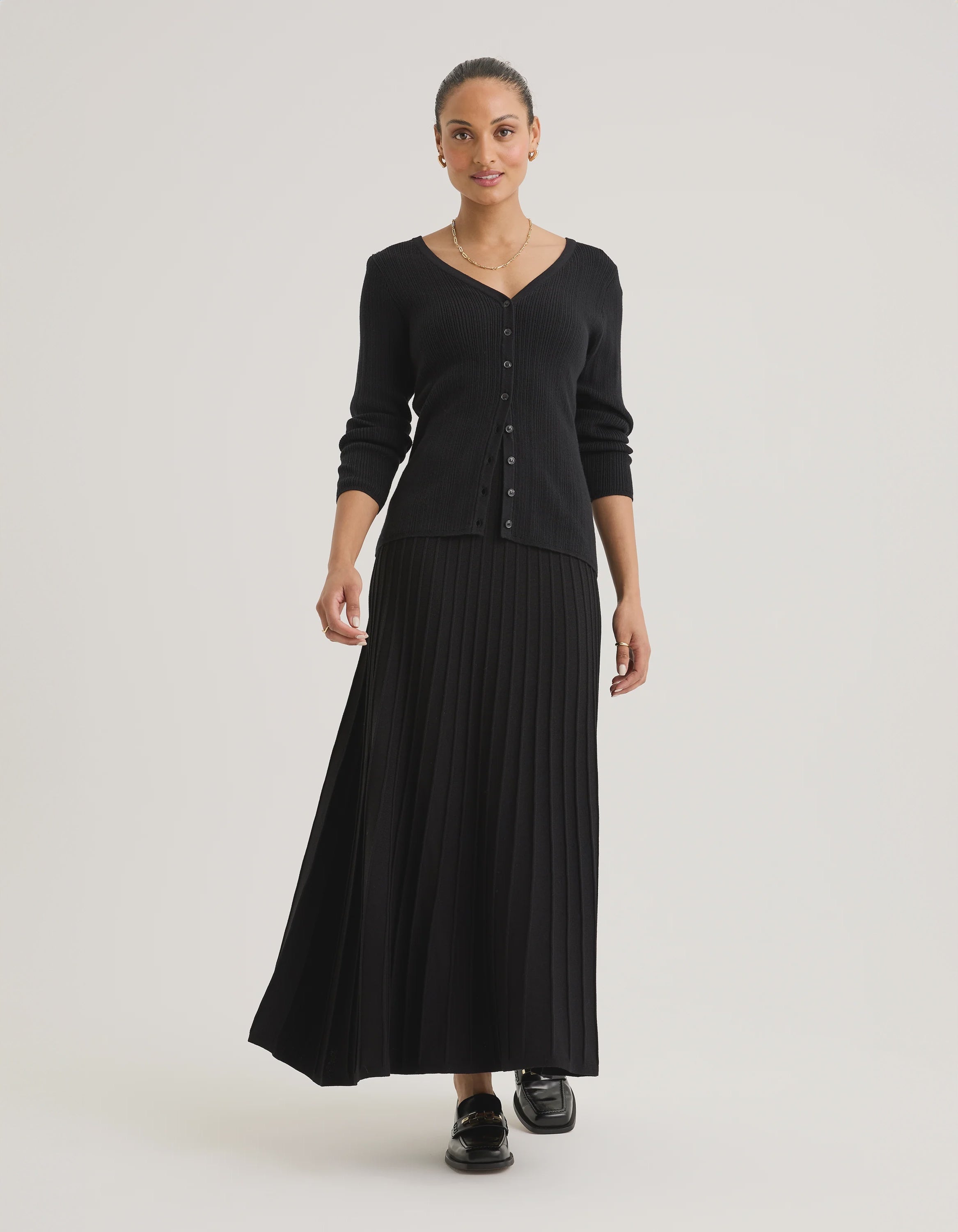 Yarra Trail Mica Cardi | Black