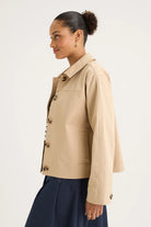 Yarra Trail Mila Shacket| Camel