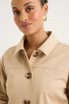 Yarra Trail Mila Shacket| Camel