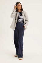 Yarra Trail Accent Jacket | Silver Marle