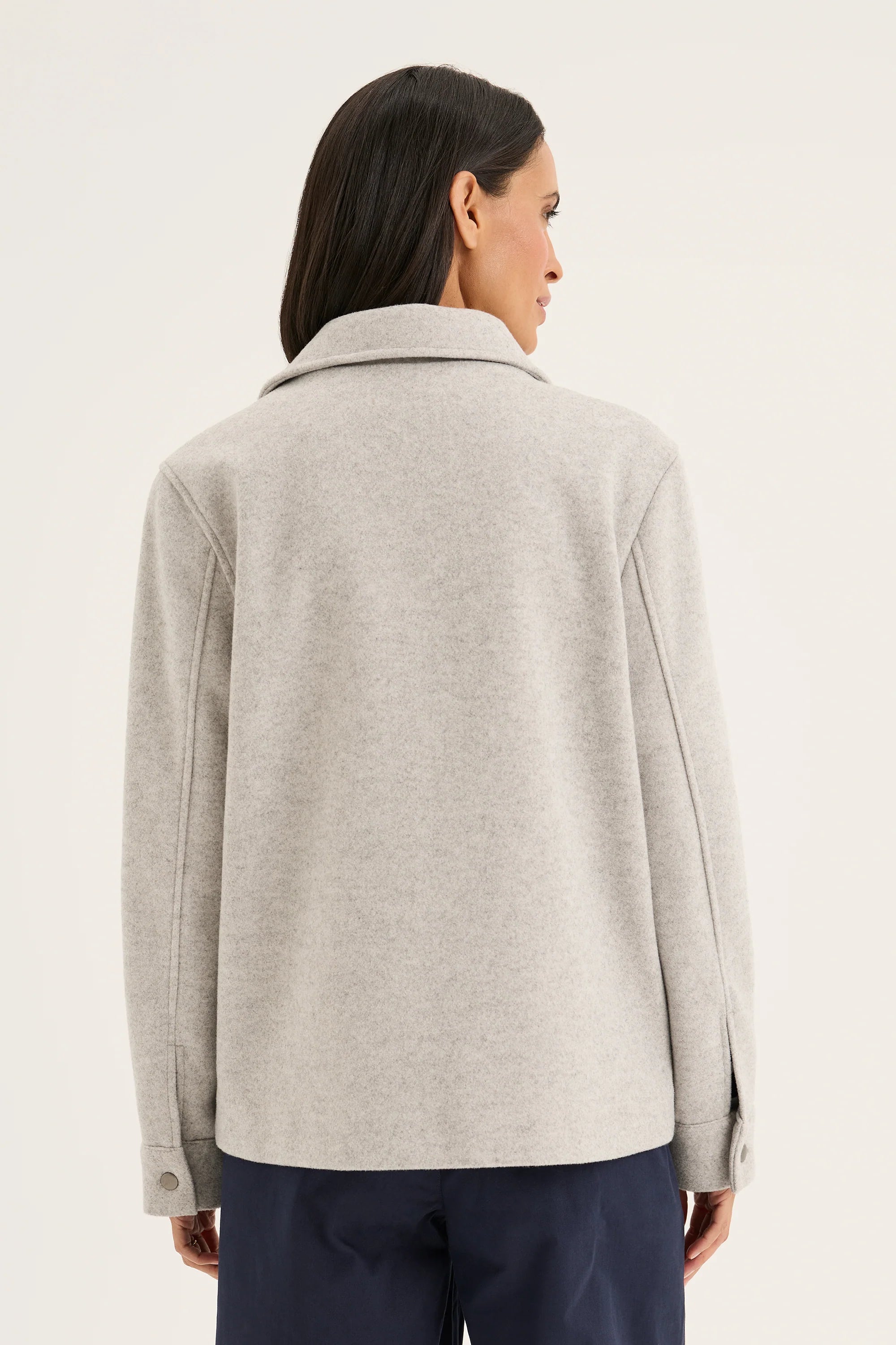 Yarra Trail Accent Jacket | Silver Marle