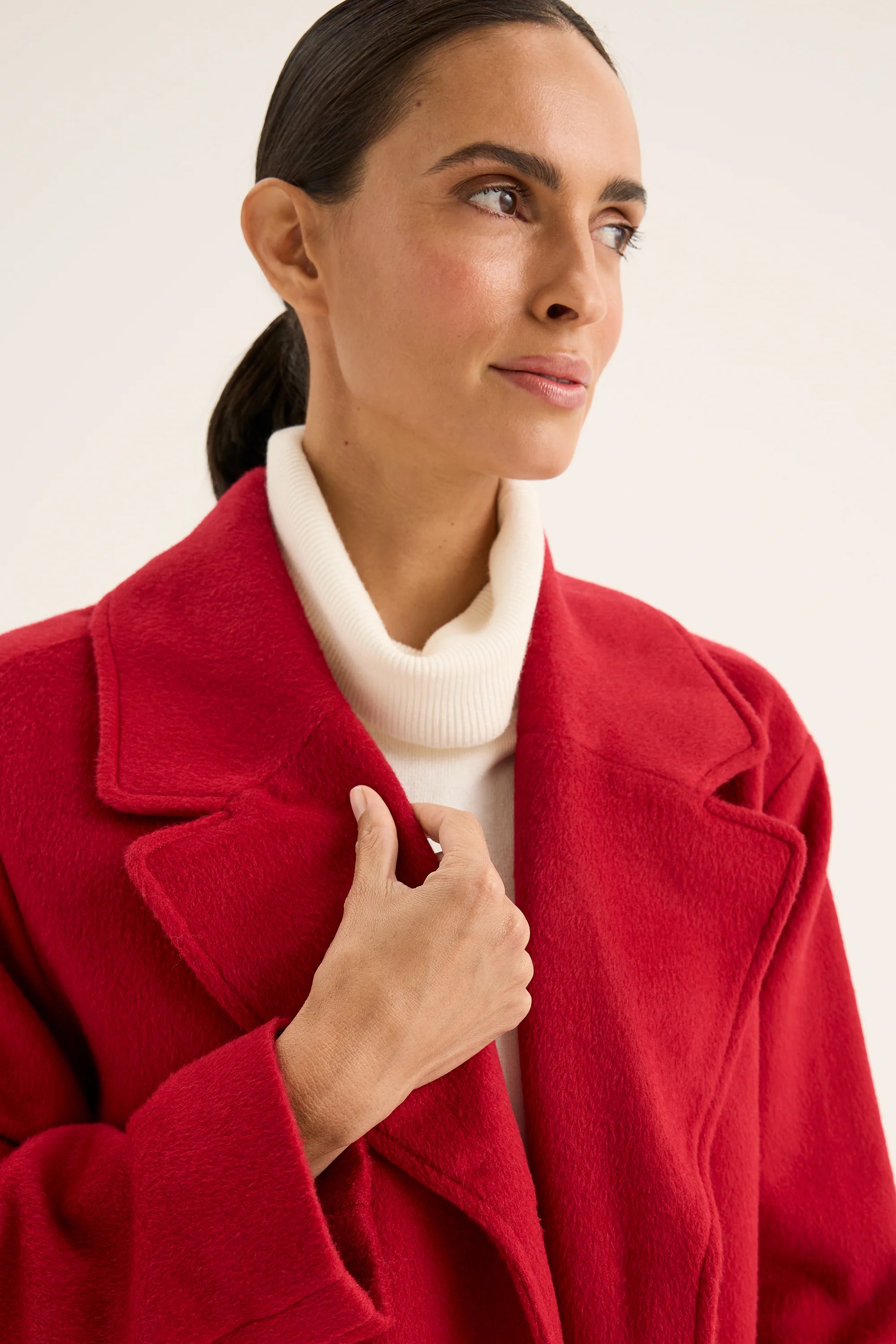 Yarra Trail Ember Coat | Scarlet