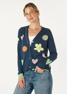 Zaket & Plover Happy Cardi | Denim
