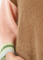 Zaket & Plover Mohair Colour Block | Caramel