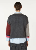 Zaket & Plover Mohair Colour Block | Charcoal