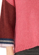Zaket & Plover Mohair Colour Block | Rouge