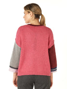 Zaket & Plover Mohair Colour Block | Rouge