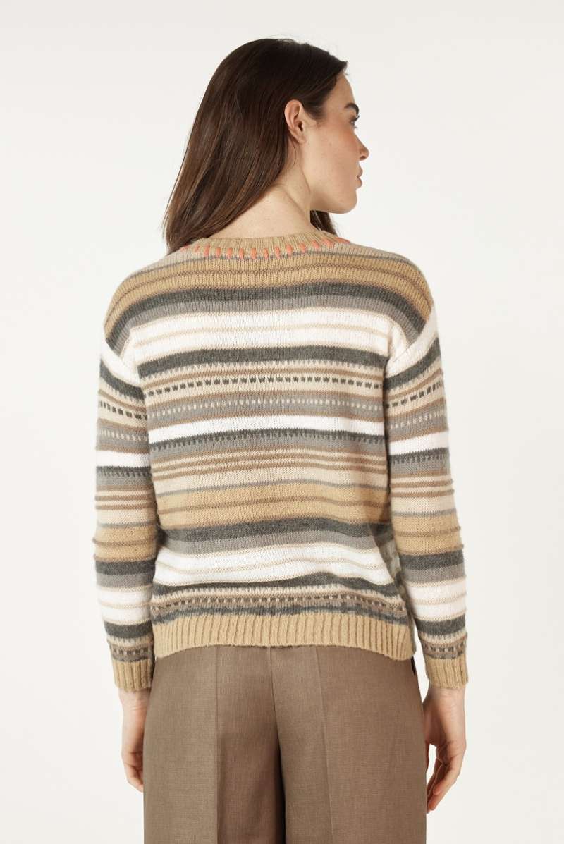 Zaket & Plover Mohair Stripe | Oat