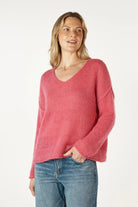 Zaket & Plover Mohair V | Rouge