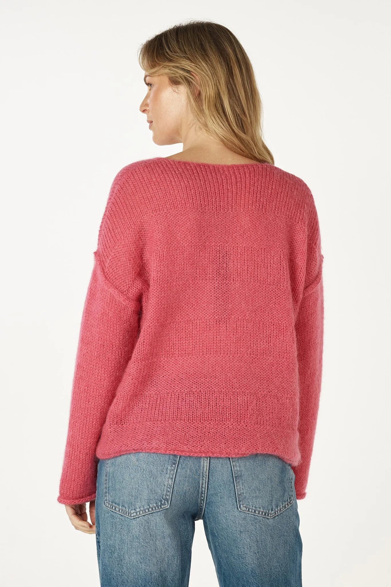 Zaket & Plover Mohair V | Rouge