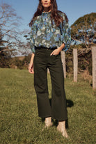 Zoe Kratzmann Crescendo Top | Forest Blur