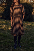 Zoe Kratzmann Befit Dress | Toffee/Black Check