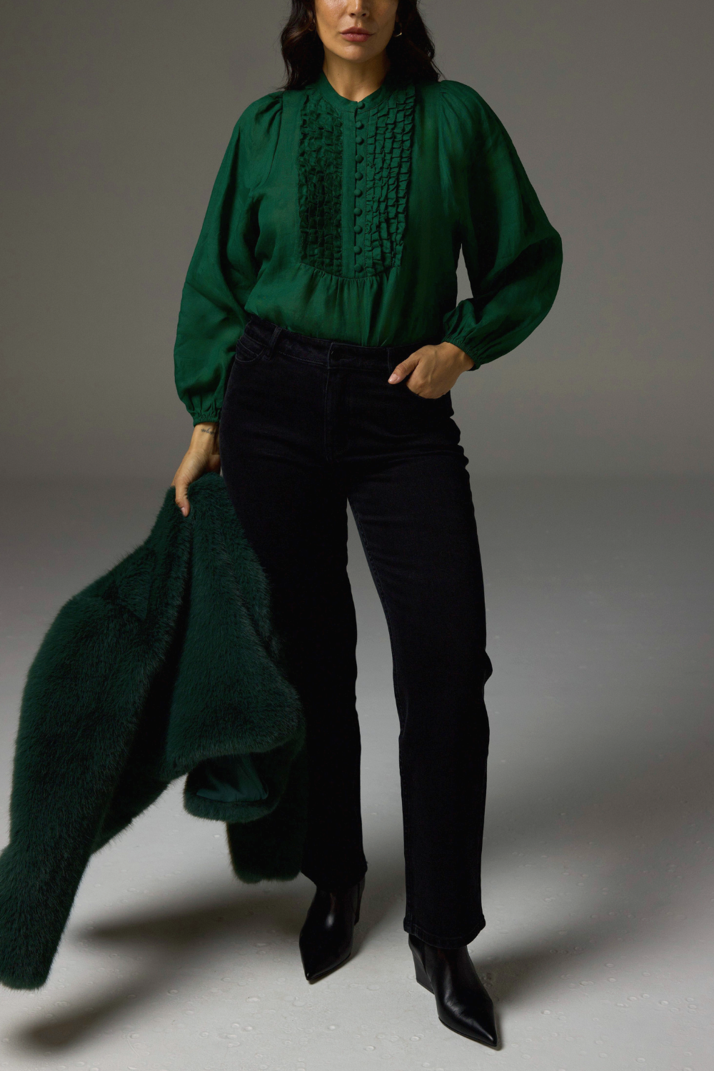 Zoe Kratzmann Passage Top | Emerald